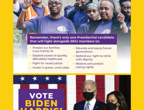 Detroit SEIU Vote Biden-Harris!